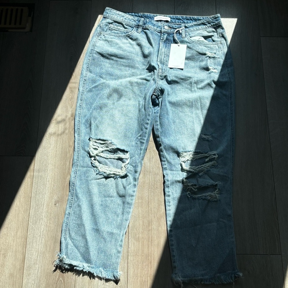 NWT Flying monkey women jeans wide leg fit